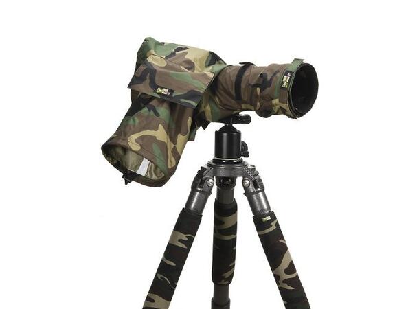 Lenscoat Raincoat Standard Forest Green Regntrekk for kamera og teleobjektiv 